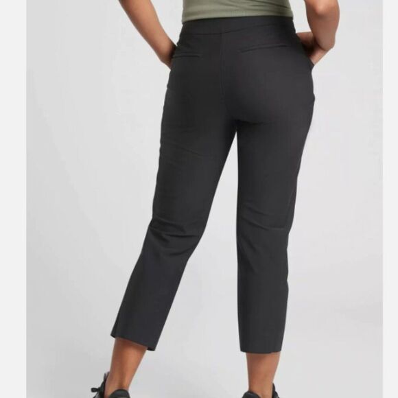 ATHLETA Stellar Straight Crop Pant Black Size 10 - Picture 3 of 11